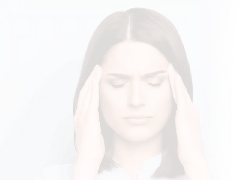Girl having Headache
